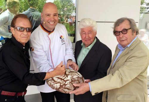 Als Brotexperte im ZDF Fernsehgarten