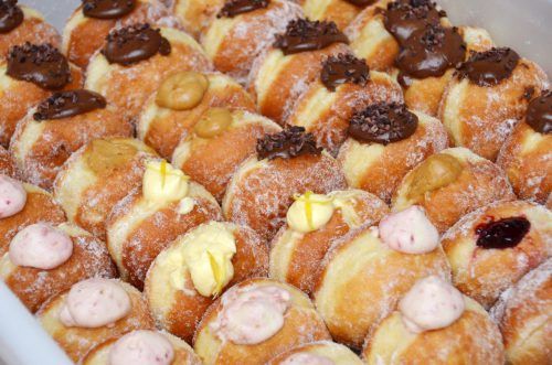 Gefüllte Donuts aus London